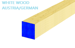 WHITEWOOD 3 x 3 x 13FT